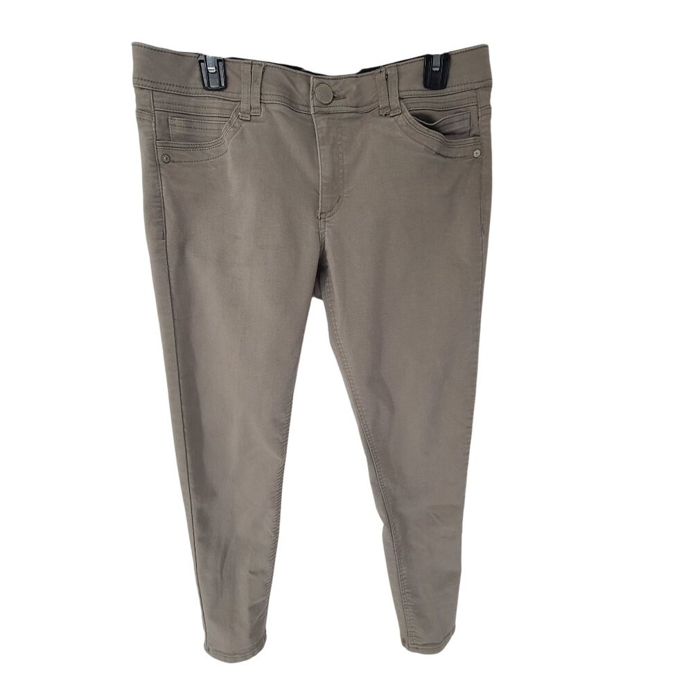 Democracy Straight Leg Pants in Olive Taupe